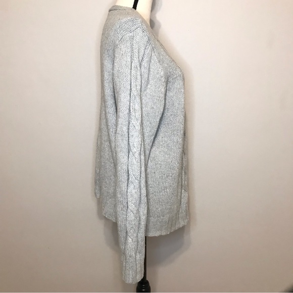 {SOLD} Old Navy Cable Knit Button Cardigan Sweater Gray Size XXL - Picture 8 of 14